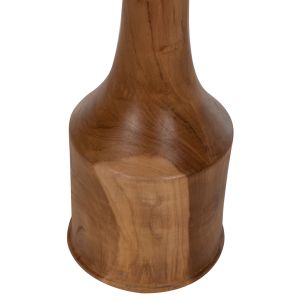 Decorative bottles 3pcs, solid teak Hm7717