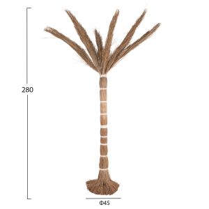 Декоративно дърво тропик с кокосов стил от трева Mendong 280hcm Hm4324