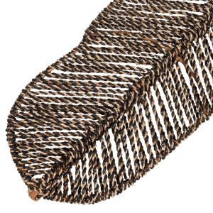 Decorative leaf Hm7823.02 made of bamboo and seagrass 30x200x3hcm