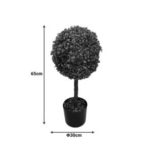 Ornamental plant Bolla I in a green PP pot 30x65 cm