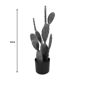 Decorative plant Cactus in a pot Inart H64cm
