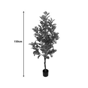 Decorative plant lemon tree in a pot, green, height 150 cm