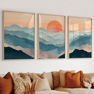 Декорация върху платно Poerto триптих с дигитален печат 33x2x48см