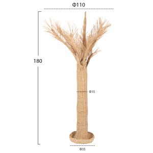 Decoration tree Hm7871 rattan in natural color D110x180hcm