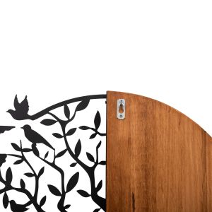 Декорация за стена Illusion Hm4647 метал-дърво 56.5x3(дебелина)x56.5hcm.