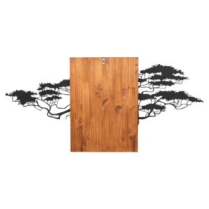 Декорация за стена дърво фигура Hm4653 метал-дърво 148x3x70hcm.
