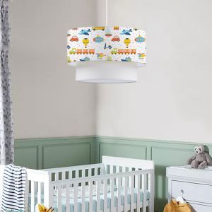 Детски плафон Sarty многоцветен D30x20cm