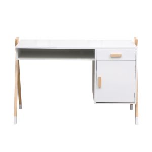 Children's desk Paschal Hm2496.03 melamine-pine wood 120x55x75hcm.