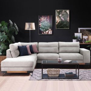 Sofa New Monaco light gray left corner 30023095