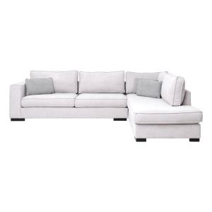 Right corner sofa Huelva in beige fabric 30322886