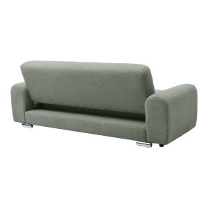 Диван тройка хармонично букле маслинено зелено 223.5x92x81см