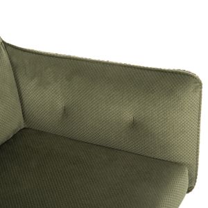 Dining chair Quill solid beech green textile damask 57,5x 61x92 hcm Hm9843.05