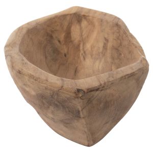 Wooden bowl teak, 30x6x13cm Hm9632