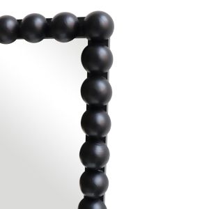 Ledalo wooden mirror in black shade 45x4.5x130cm