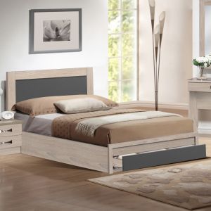 Single bed Melany Hm346,04 with 1 drawer 90x190cm