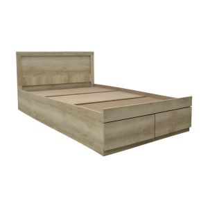 Single bed Nalos with drawer Castillo-oak 100x200cm