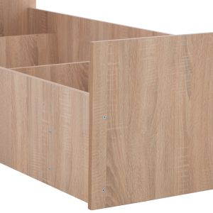Single bed, sonoma oak color Hm2433,01