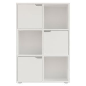 Етажерка Bookel в бял цвят 59,5x27,5x89cm