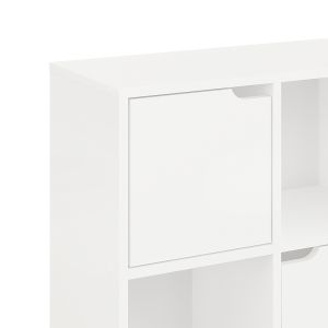 Етажерка Bookel в бял цвят 59.6x27.5x60.4см