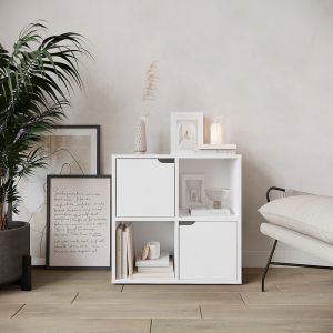 Етажерка Bookel в бял цвят 59.6x27.5x60.4см