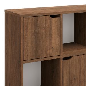 Етажерка Bookel в цвят орех 88.5x27.5x89.3cm