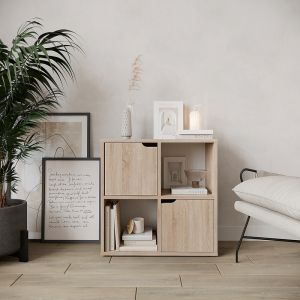 Етажерка Bookel в цвят сонома 59.6x27.5x60.4см