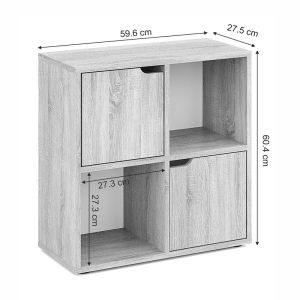 Етажерка Bookel цвят орех 59.6x27.5x60.4см
