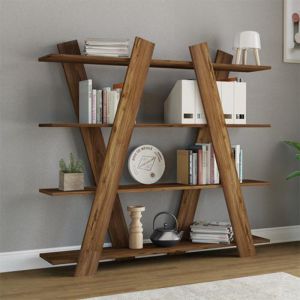 Shelf Diana walnut color 150x29x137cm