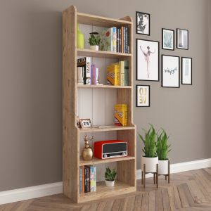 Етажерка Neat Hm18194,04 меламин в цвят антурално дърво 60x30x180hcm