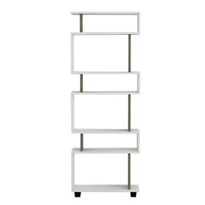 Owl shelf made of melamine Olive Gray White 60x19,5x165hcmhm8923,11