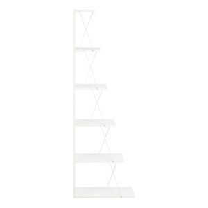 Етажерка Tars цвят бял/сив 50x22x150cм