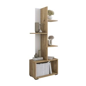 Етажерка Trivio Hm18195,03 меламин в бяло-атлантис зелено 50x25x127hcm