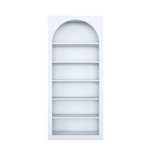 Shelf Zoel white melamine 80x31.5x180cm