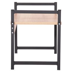 Етажерка за организиране на кухня Becko Hm18219.03 меламин в Sonama-черен метал 54.5x35x41hcm.