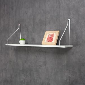 Wall shelf Tars white 72x20x27cm