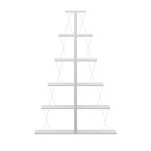 Mini shelf Tars white 130x22x146cm