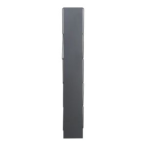 Mini shelf Tars color black/dark gray 50x22x150cm
