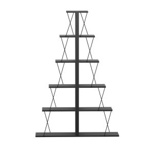 Shelf mini Tars color black/dark gray 130x22x146cm