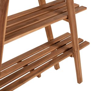 Teak shelf in natural color Stam Hm7895 120x33x180hcm