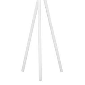 Закачалка Sigar метал-дърво в бяло-естествен цвят 49x51x187см
