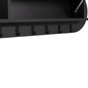 Закачалка за антре с рафт Stor Hm18078.03 меламин в тъмно сиво 84x15.5x28.5hcm.