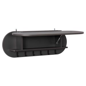 Закачалка за антре с рафт Stor Hm18078.03 меламин в тъмно сиво 84x15.5x28.5hcm.