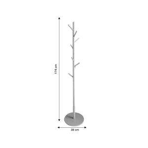 Driko clothes hanger made of solid wood D38x174cm
