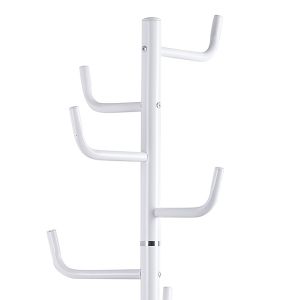 Clothes hanger Lorenda metal white color D37x175cm