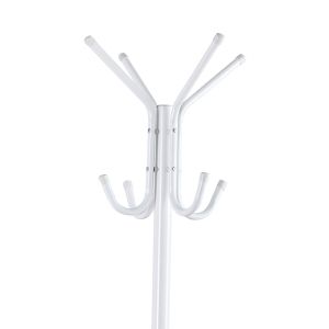 Clothes hanger Piero metal white color D44x181cm
