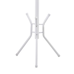 Clothes hanger Piero metal white color D44x181cm