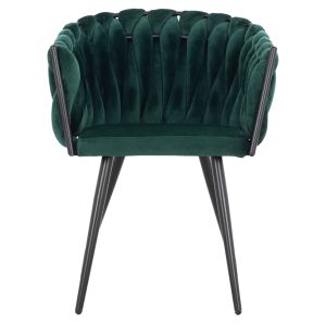 Green chair velvet Luanda Vivian Hm8741,03 60x54x78