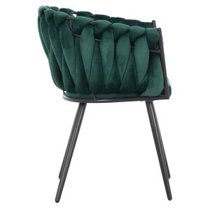 Green chair velvet Luanda Vivian Hm8741,03 60x54x78