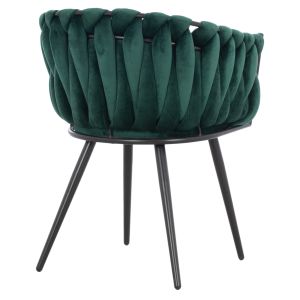 Green chair velvet Luanda Vivian Hm8741,03 60x54x78