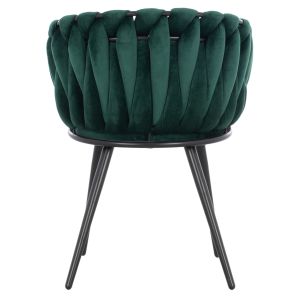 Green chair velvet Luanda Vivian Hm8741,03 60x54x78
